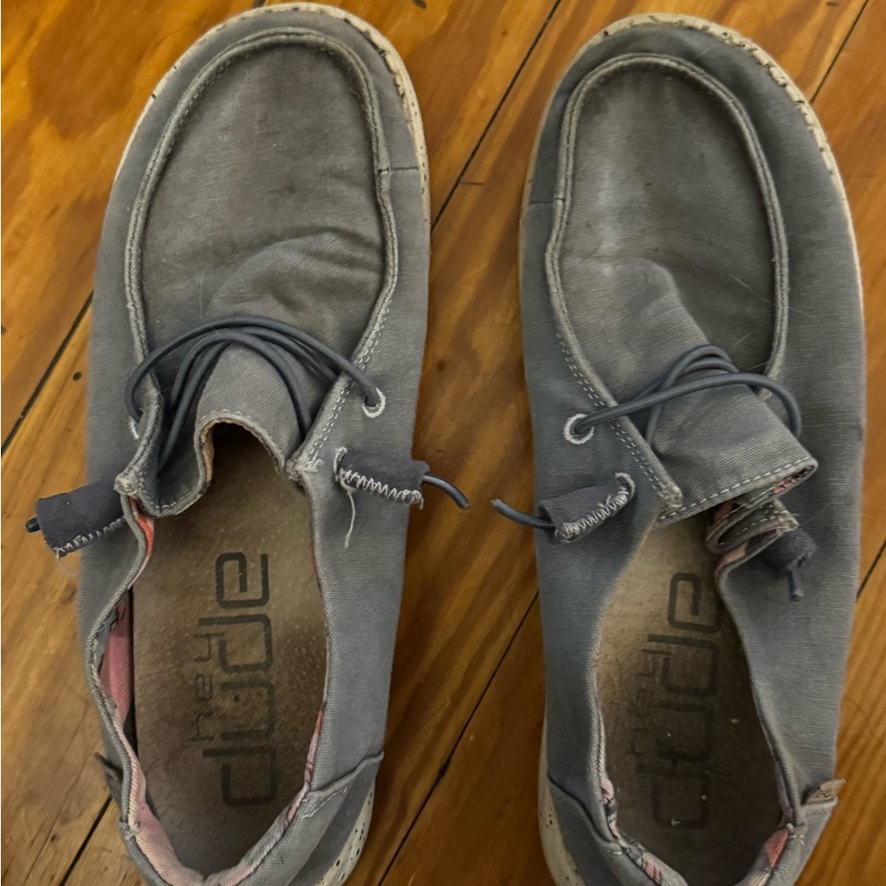 WEN Gray Slip-On Shoes